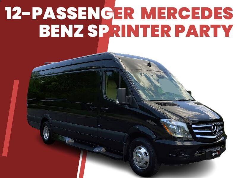 12 passenger Mercedes sprinter van, Portland